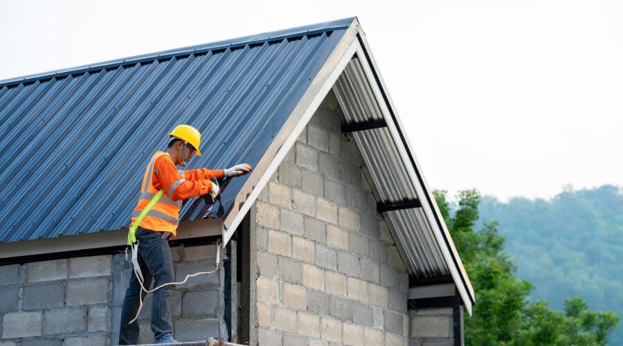 Professional metal roof installation in Atlantic, NC